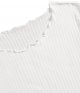 Women's Ribbed Knit Short Sleeve Crew Nekc Basic T Shirt Bodysuit