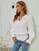 Women's long sleeved tight fitting black shirt