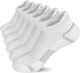 Athletic Running Socks Cushioned Breathable Low Cut Sports Tab Socks for Men and Women (6 Pairs)